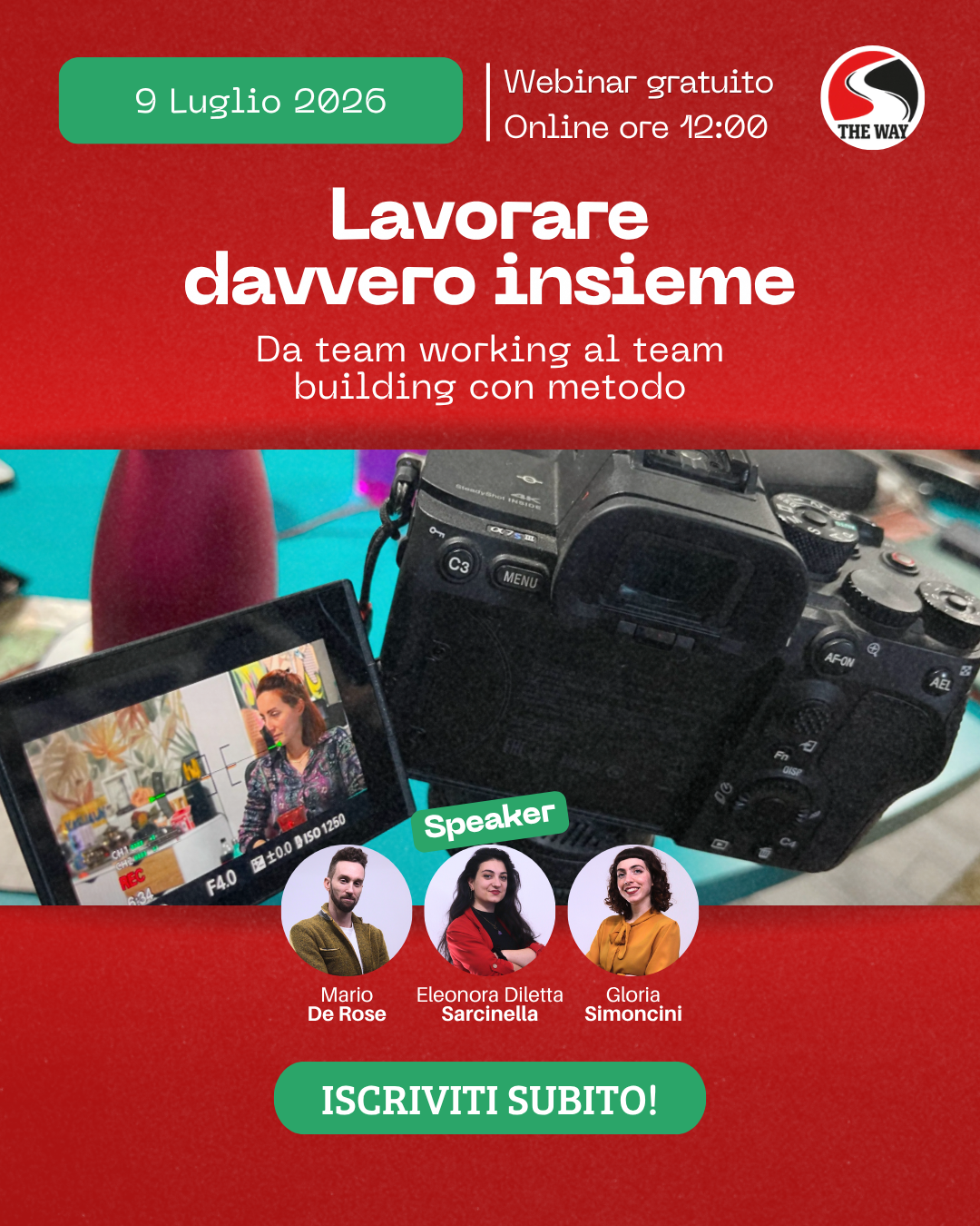 Locandina del webinar Lavorare davvero insieme